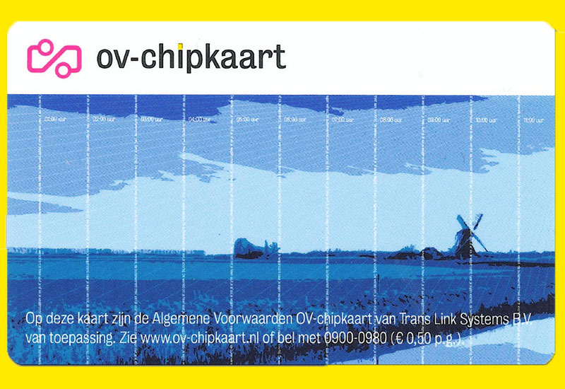 Bilet komunikacji publicznej w Holandii