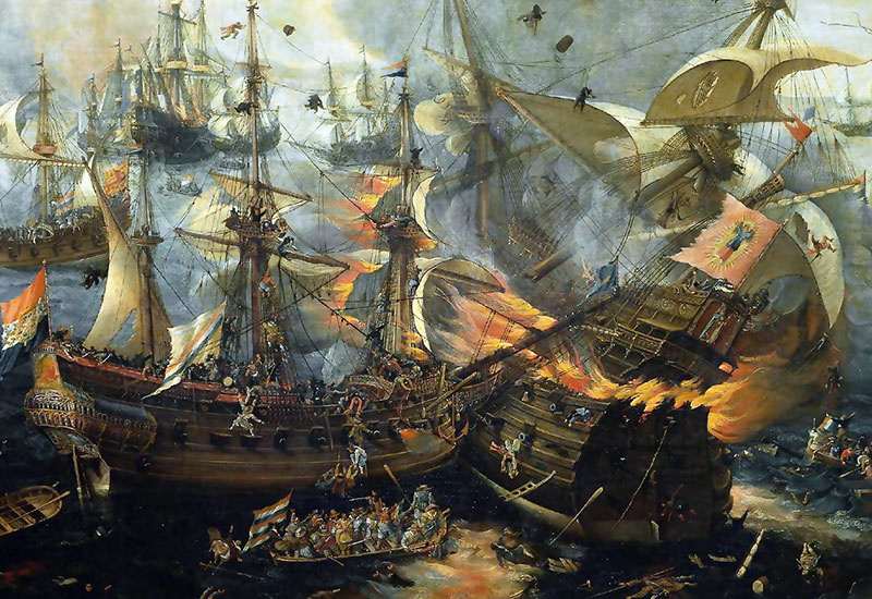 Bitwa pod Gibraltarem i inne holenderskie bitwy morskie