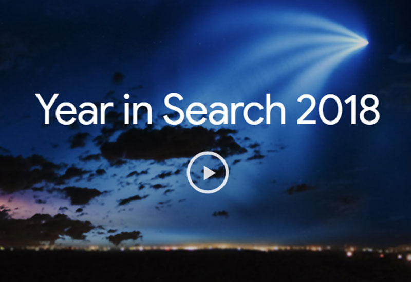 Czego szukamy na internecie - rok według Google