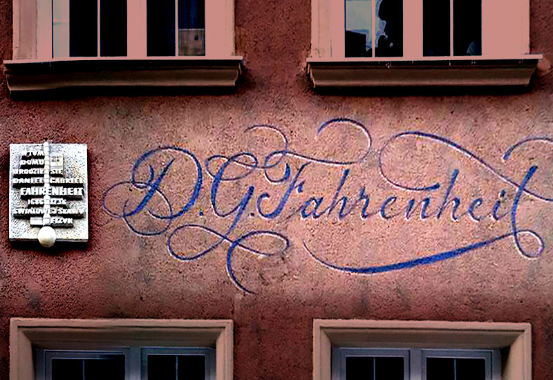 Fahrenheit z Gdańska i ludzka skala temperatur