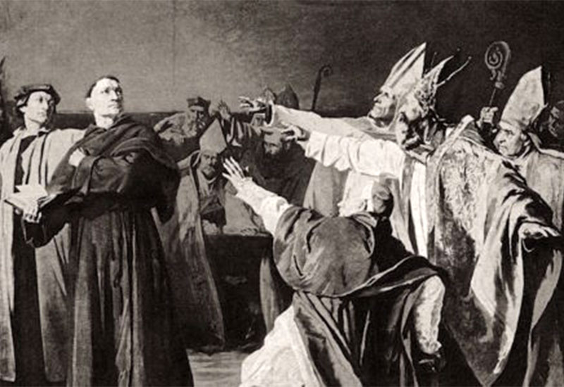 Kościół 500 lat temu na Zachodzie