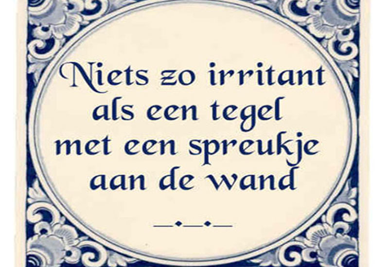 Najbardziej irytujące Holendra słowa