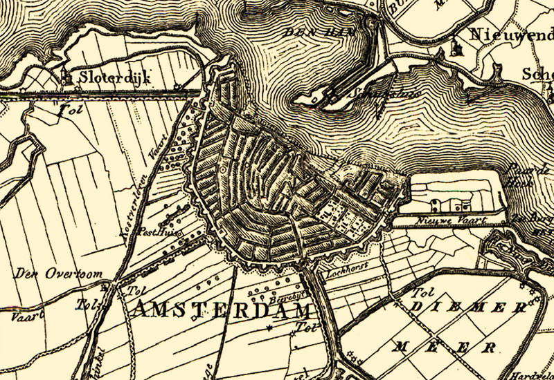 Rozwój Amsterdamu w ciągu ostatnich 200 lat