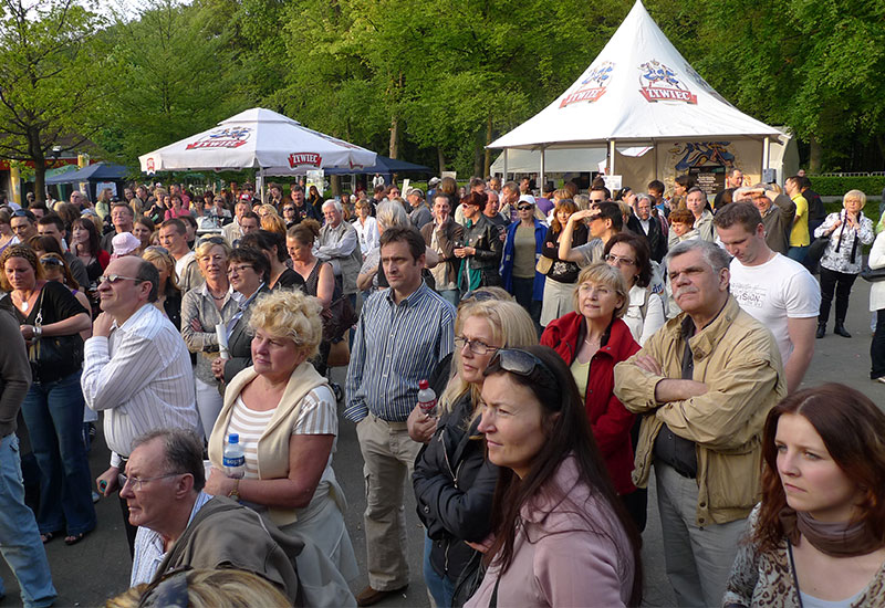 Polski festyn przy piwie i kiełbaskach w Vaals