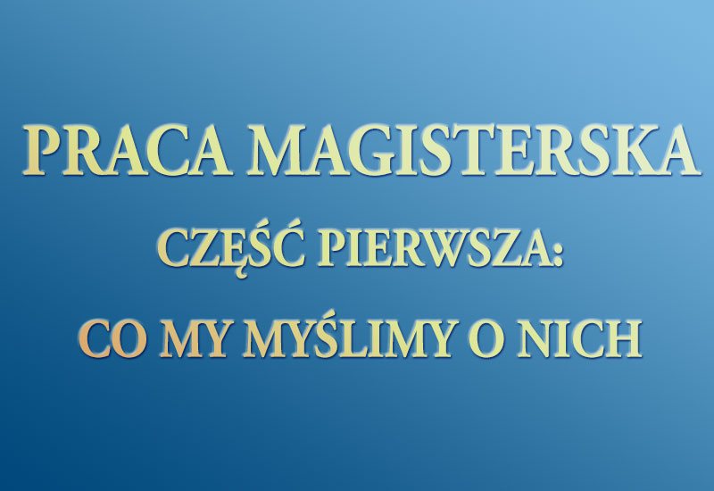 Prace magisterskie o Polakach lub Holendrach