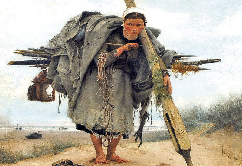 Zbieracz skarbów wyrzuconych na brzeg - wymarłe zawody