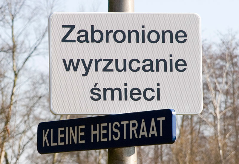 Znak czasu w polskiej Holandii