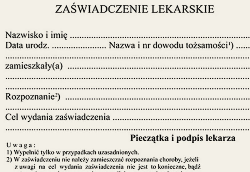 Zwolnienie lekarskie po holendersku