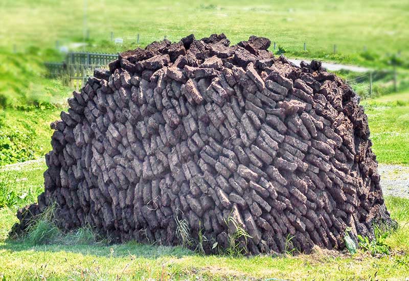 Wydobywanie torfu na opał