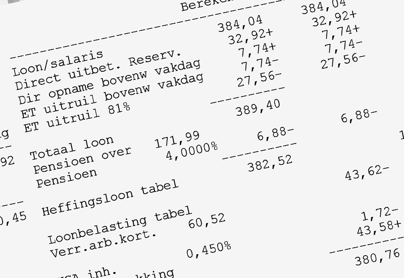 Wypłata Polaka pracującego w Holandii za pośrednictwem agencji pracy