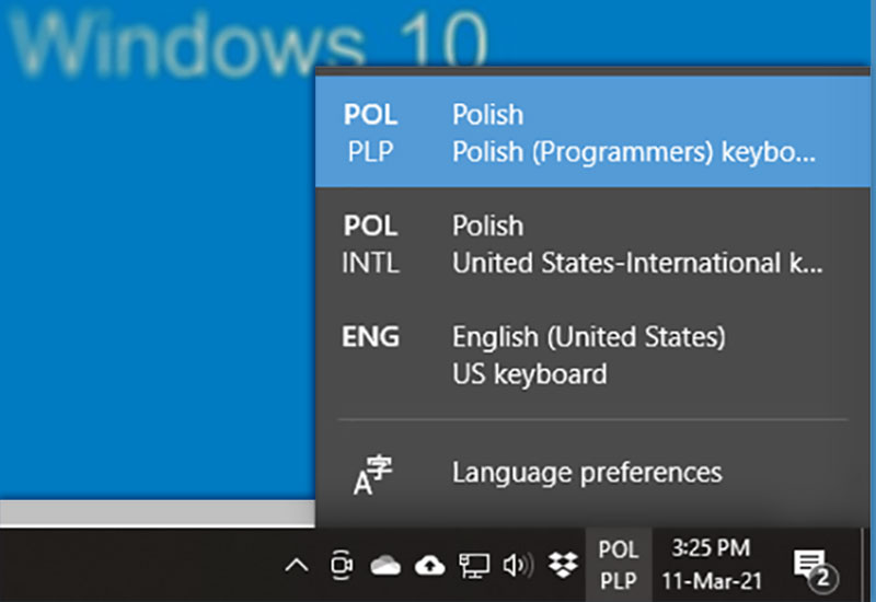 Polskie znaki na klawiaturze smartfona i Windows