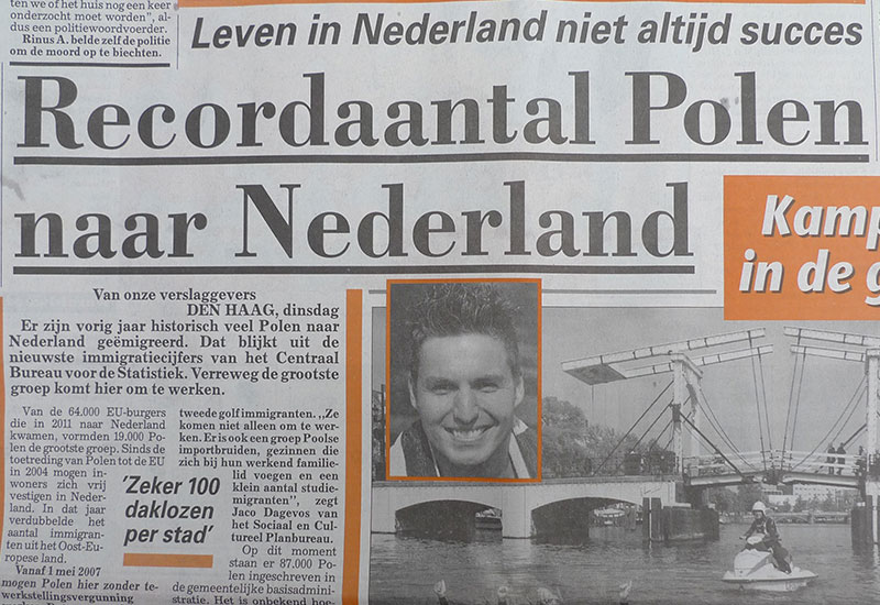 Rekordowa ilość Polaków w Holandii 2011