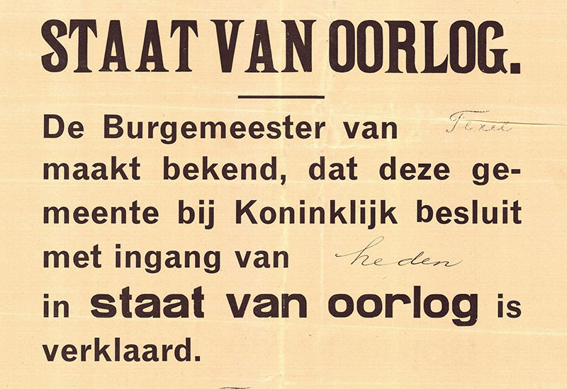 Neutralna Holandia wojny się nie bała