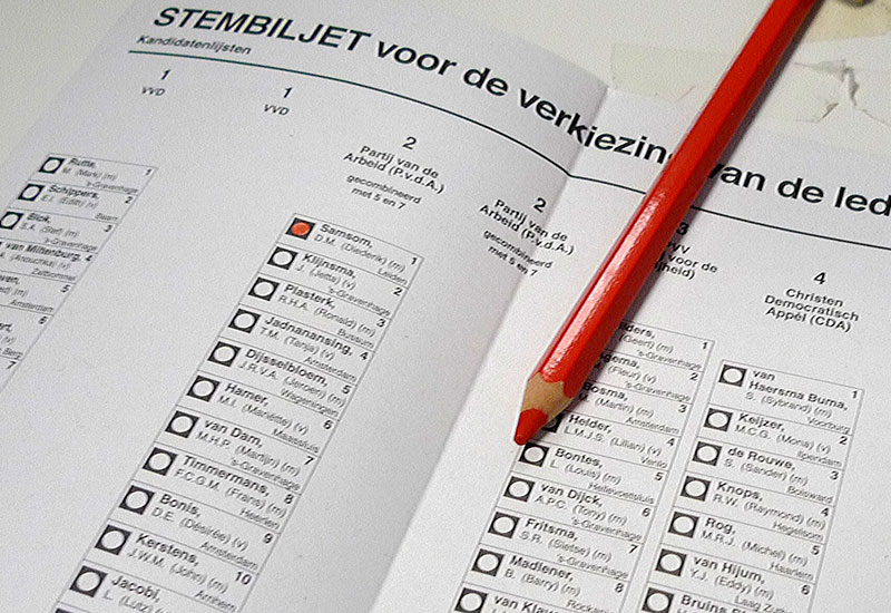 Wybory do parlamentu w Holandii